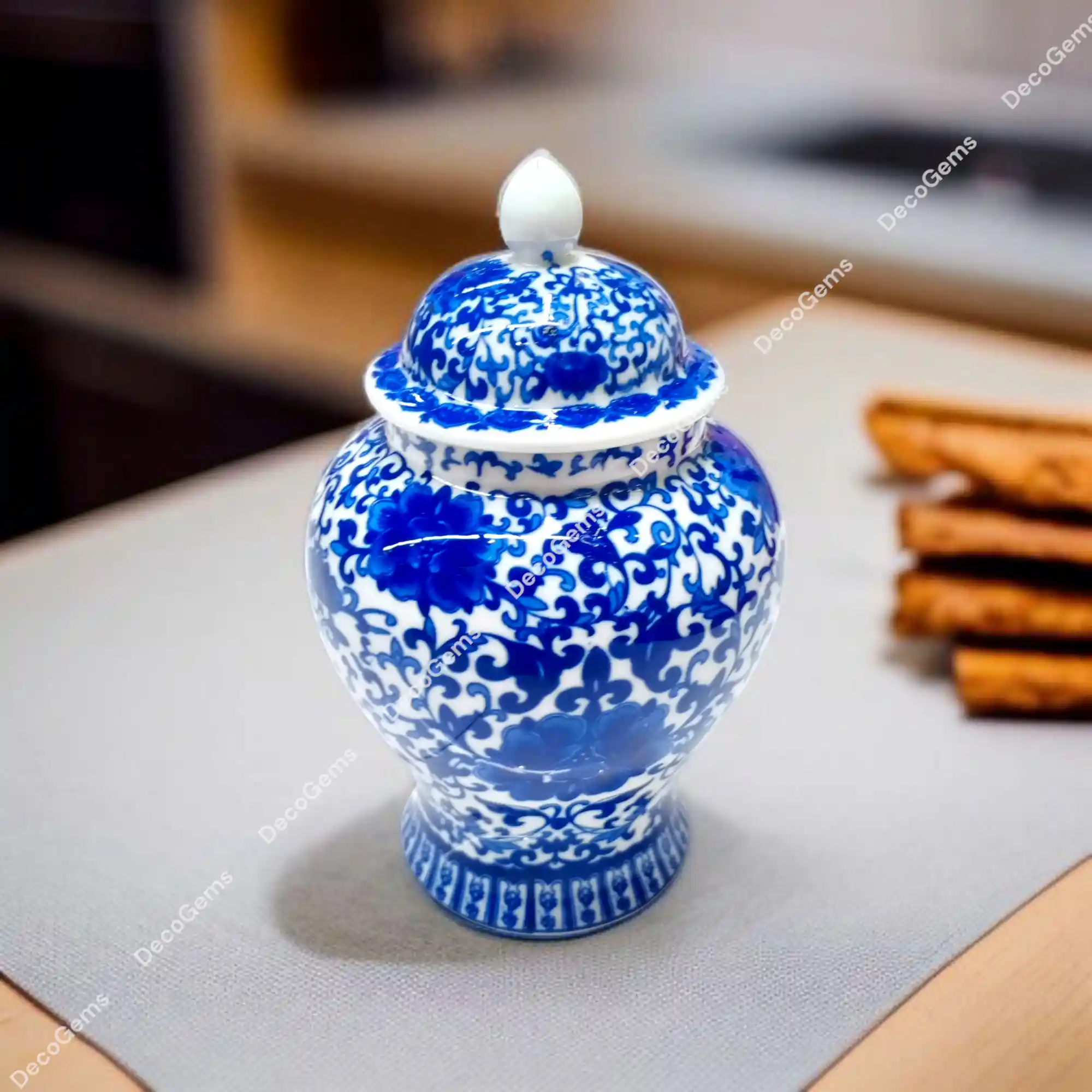 Vintage Candy Jar- Blue
